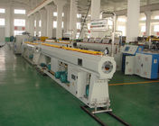 Cadena de producción del tubo del PVC del abastecimiento de agua, máquina de la protuberancia del tubo del PVC 60-250KW