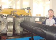 Cadena de producción del tubo del HDPE del control del PLC 50m/Min Fast Speed Energy Saving