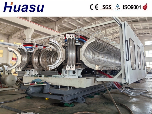 High Output PVC Corrugated Tube Extruder Line 500-2000Kg/h Capacity