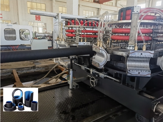 Double Wall Corrugated Pipe Extrusion Line with Siemens Inverter 63mm
