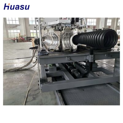 Corrugated Pipe Extrusion Line with Air Cooling And Water Cooling Systems Featuring PLC Control With Touch Screen for 32-1600mm Pipe Diameter