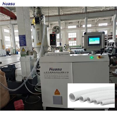 HDPE Single Wall Corrugated Pipe Extrusion Line Rotary Mold Type Extrution Line Capable of Producing High Strength Pipes