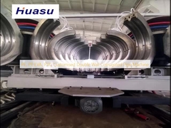 Máquina de tuberías corrugadas de doble pared personalizada de PE, PP, EVA, PVC