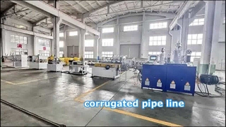 Línea de producción de tubos corrugados de doble pared | Alto rendimiento y campanas en línea