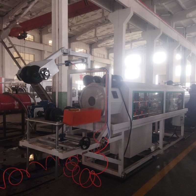 Línea de extrusión automatizada y computarizada para tubería corrugada de doble pared con motor Siemens y capacidad de 8-15 kg/h