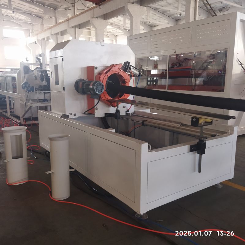 Línea de extrusión de tubería corrugada de doble pared computarizada con PLC Siemens y capacidad de 250-1000 kg/h para tuberías duraderas