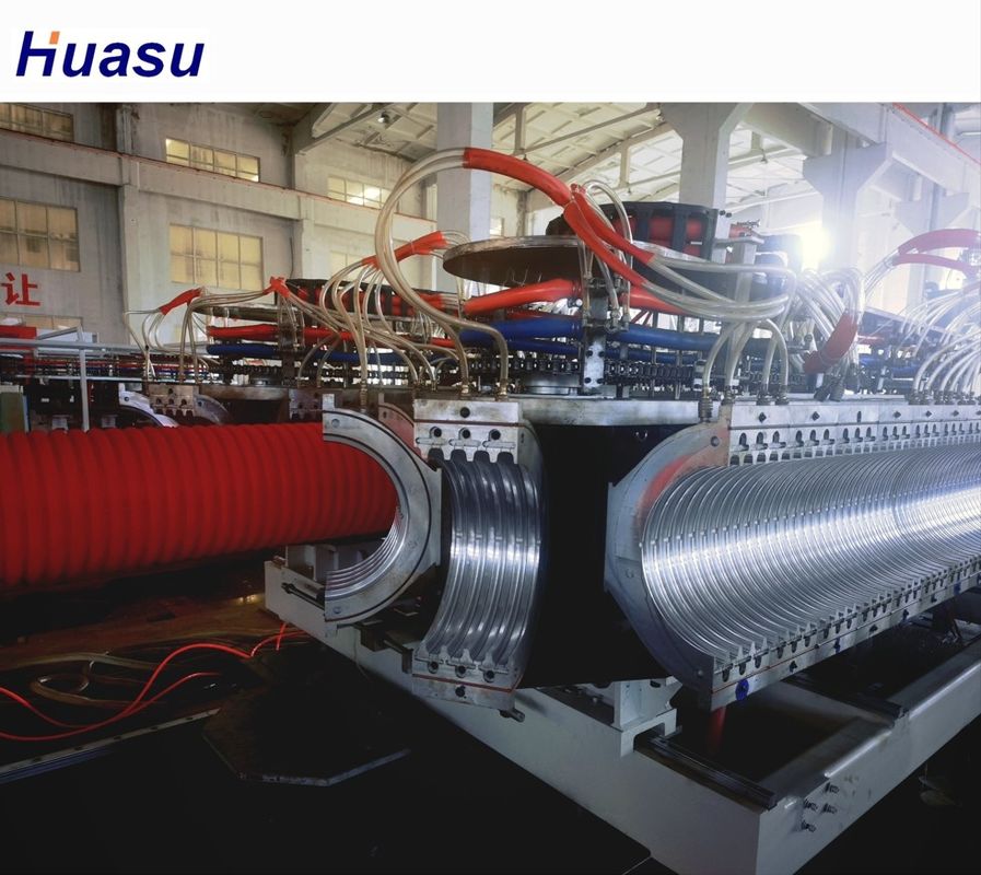 Línea de producción DWCP de doble tornillo de vacío con alta velocidad y control PLC