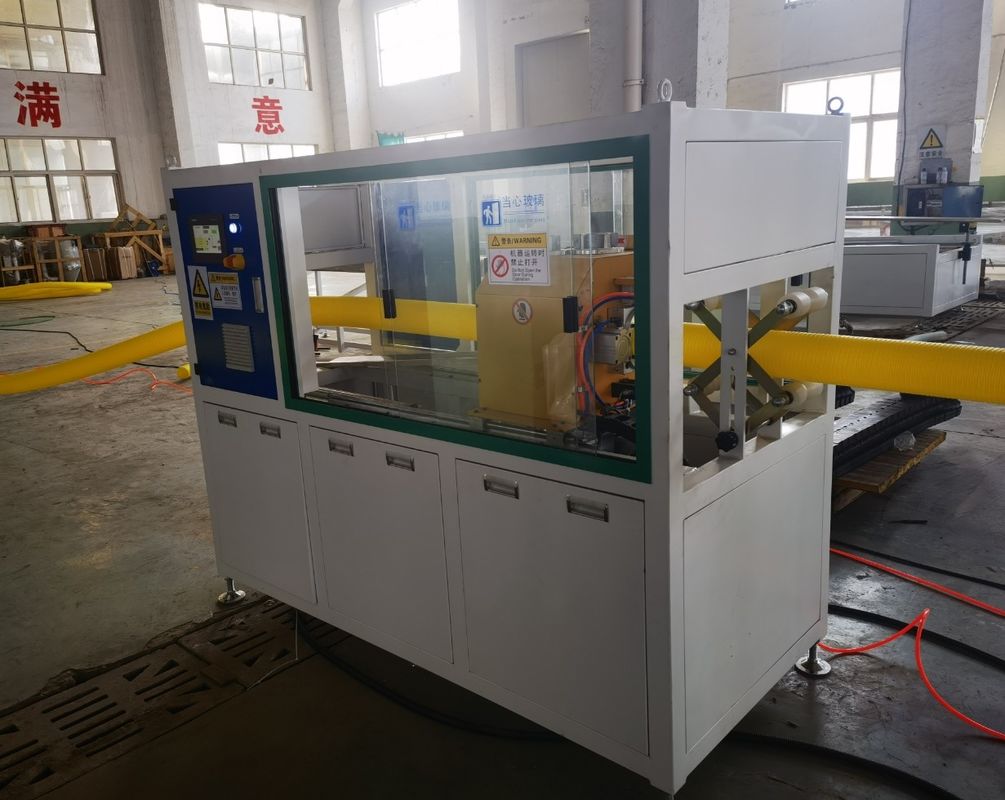 Línea de producción de tuberías onduladas de pared única de PP PE HDPE LDPE Línea de extrusión
