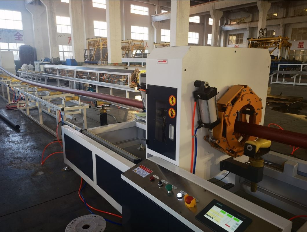 Máquina de extrusión de tuberías de HDPE con motor WEG Siemens Beide Motor para la selección de materiales de procesamiento de PE PP HDPE PVC