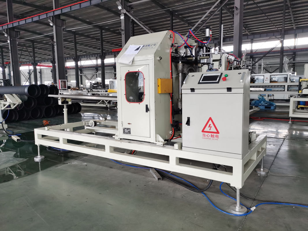 Línea de extrusión de tubos de pared doble de tornillo único de Siemens para un proceso de extrusión suave