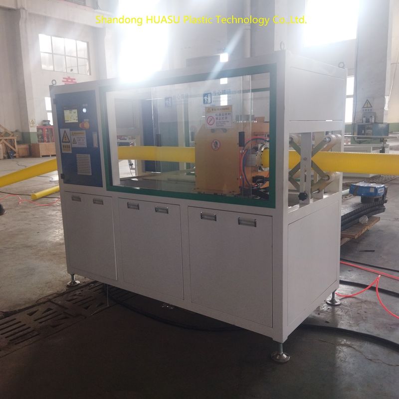 Máquina de fabricación de tuberías corrugadas profesionales con Siemens / ABB Electrical, velocidad de línea de 2-20 m / min y potencia personalizable