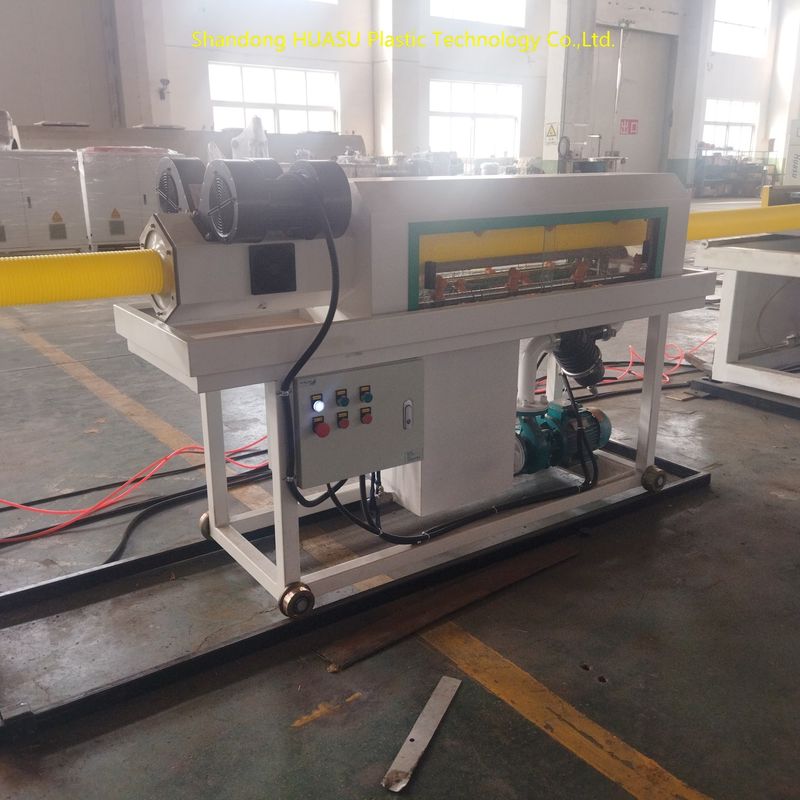 Línea de extrusión automática de tuberías de plástico con Siemens ABB, componentes eléctricos principales y refrigeración por agua y aire para una producción personalizable