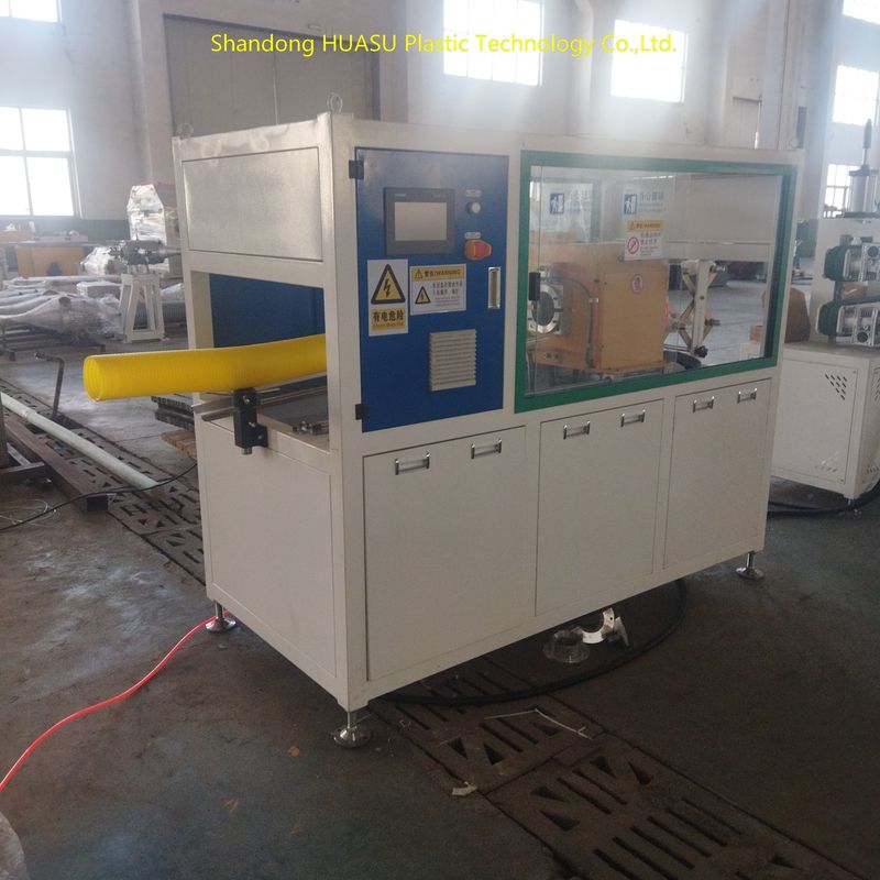 Potencia de producción de 100-1000kW Máquina de tubería corrugada de doble pared con control PLC y enfriamiento por agua para una salida personalizable