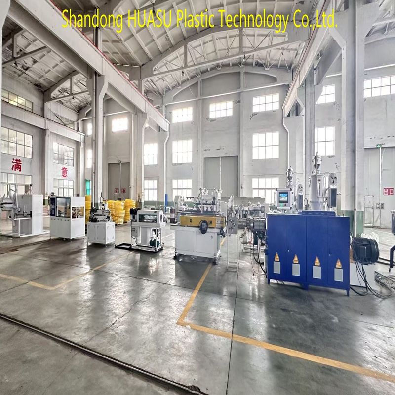 Línea de extrusión de tuberías DWC de 800 mm de diámetro horizontal con capacidad de 60-2000 kg/h y sistema PLC de Siemens