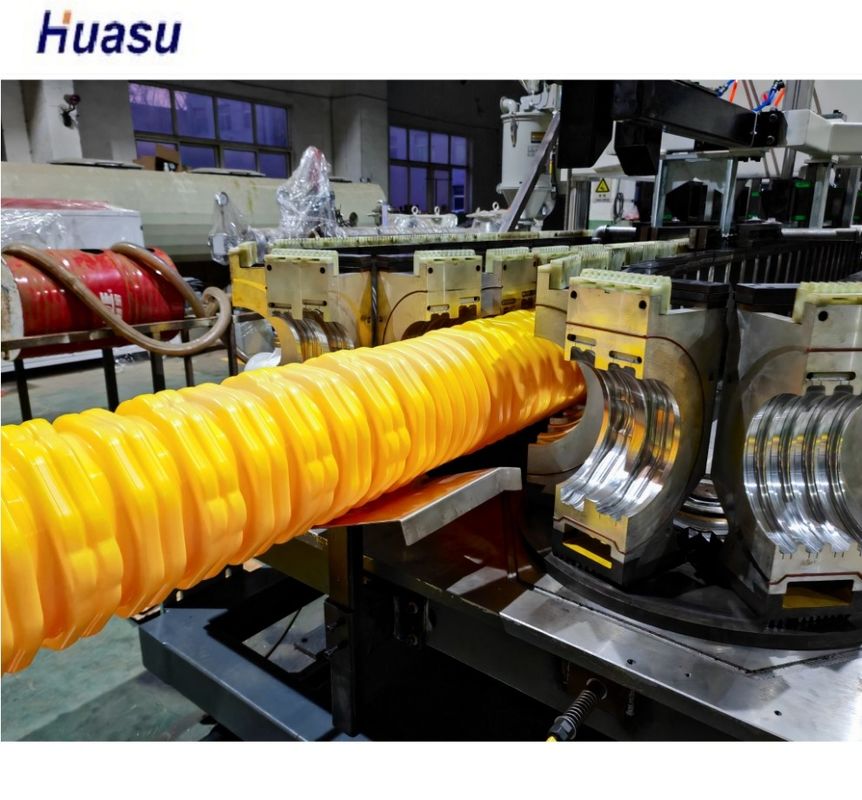 MPP Máquina de tuberías eléctricas de pared única o doble material de molde de aleación de aluminio corrugado