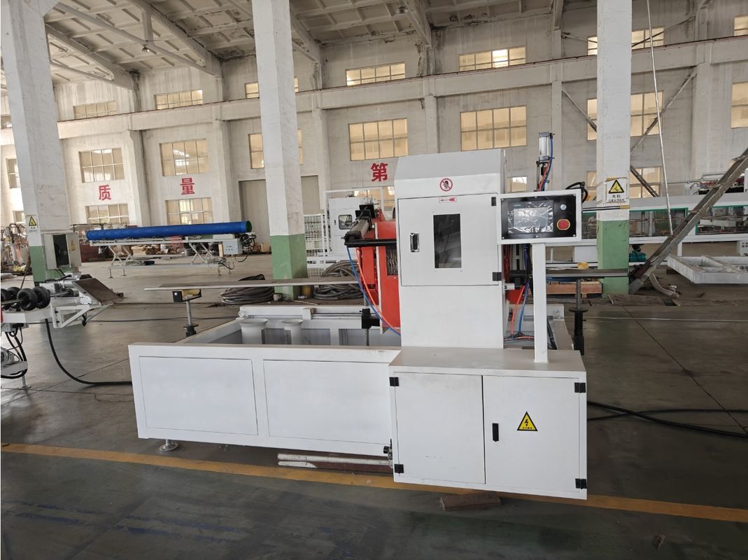 Línea de extrusión de tuberías onduladas de doble pared personalizable con material de molde de aleación de aluminio y contactor Schneider