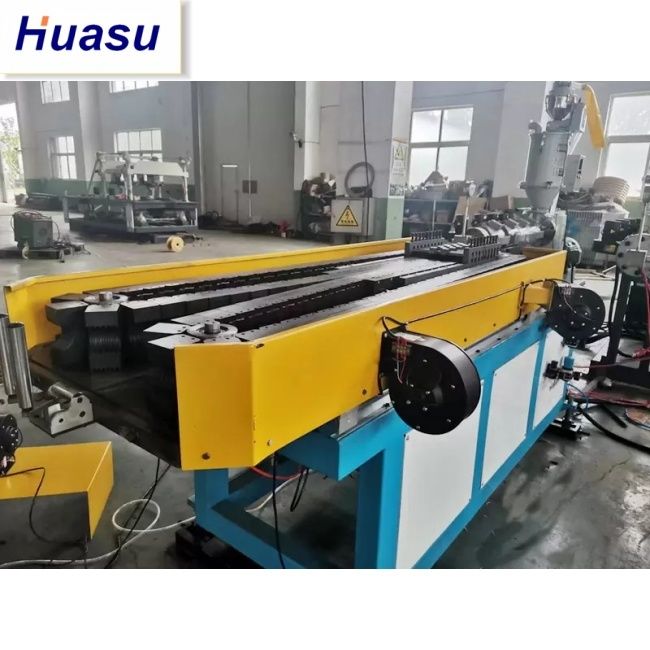 Línea de extrusión de tuberías DWC de alta productividad con rango de diámetro de corte de 32-1600 mm y tecnología PLC de Siemens