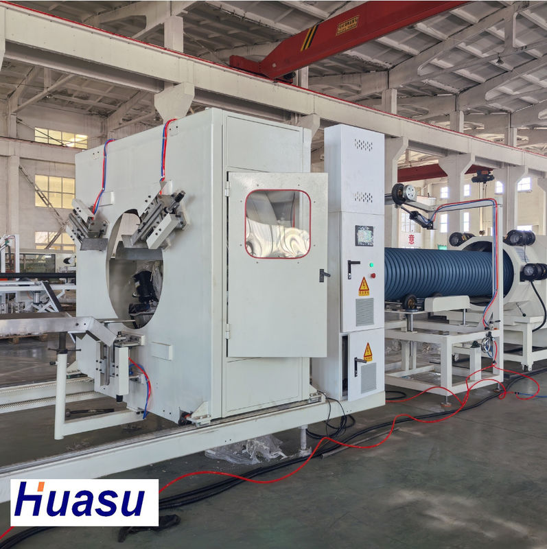 Línea de extrusión de tuberías onduladas de doble pared con el método de refrigeración por agua y electricidad principal de Siemens