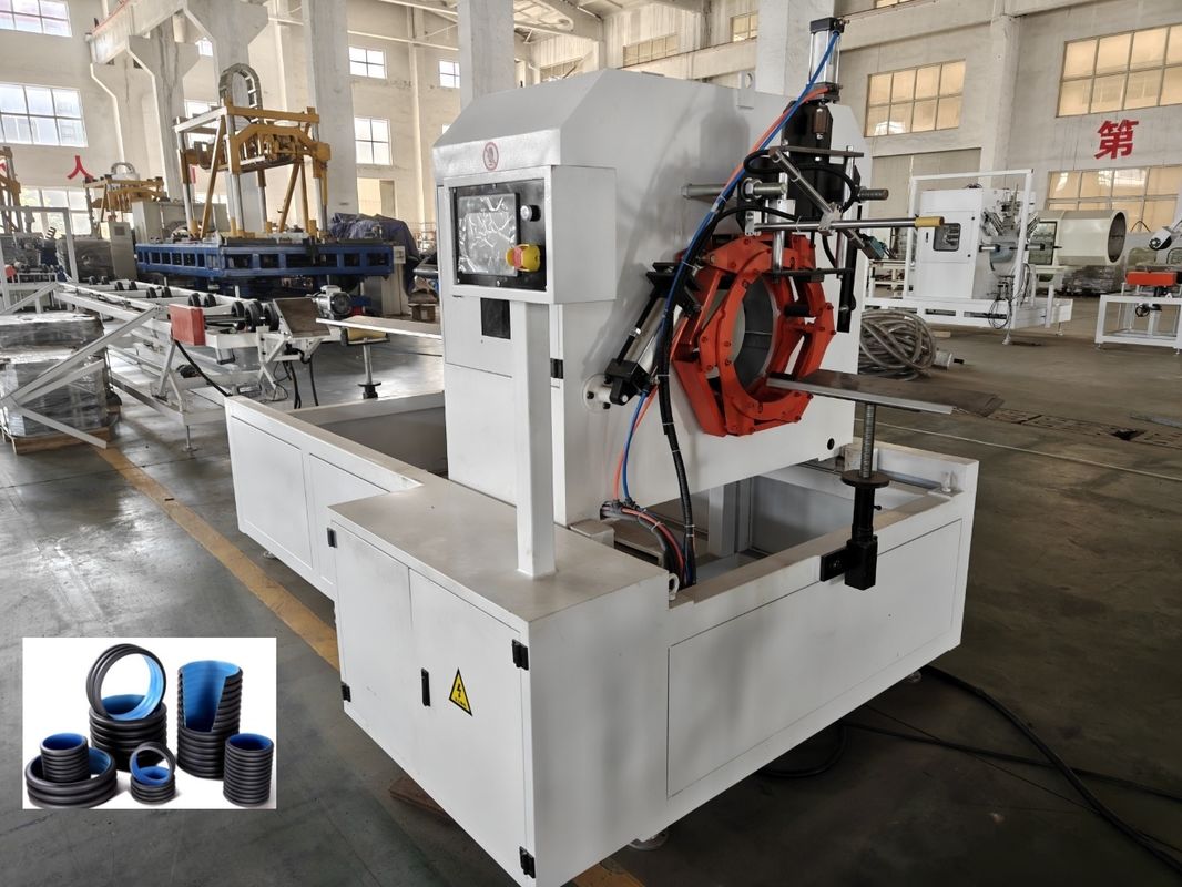 Línea de extrusión de tuberías corrugadas de doble pared con diámetro mínimo de 63 mm y alimentación automática
