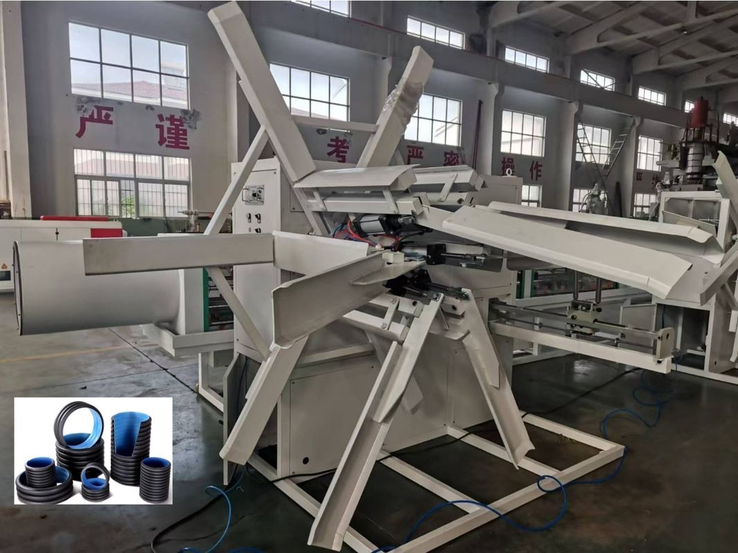 Línea de extrusión de tubería corrugada de doble pared con motor WEG AC, diámetro mínimo 63 mm