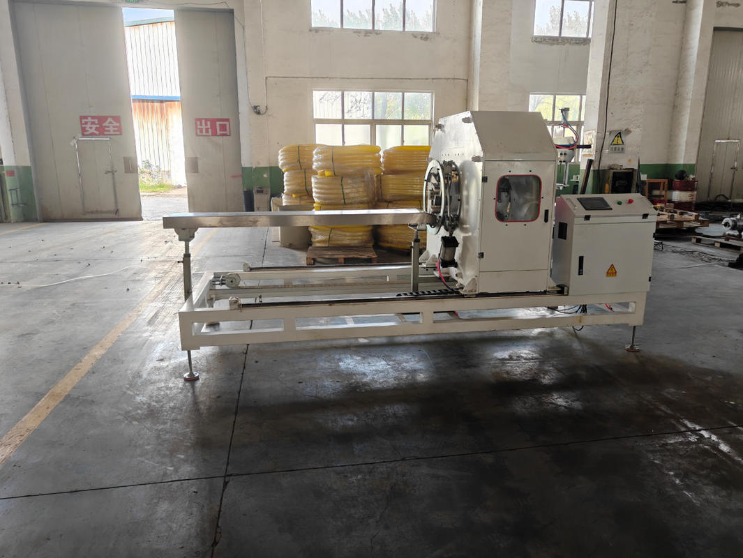 Línea de extrusión de tubería corrugada de pared simple automática con inversor Siemens y relé Omron para tuberías de 75-250 mm