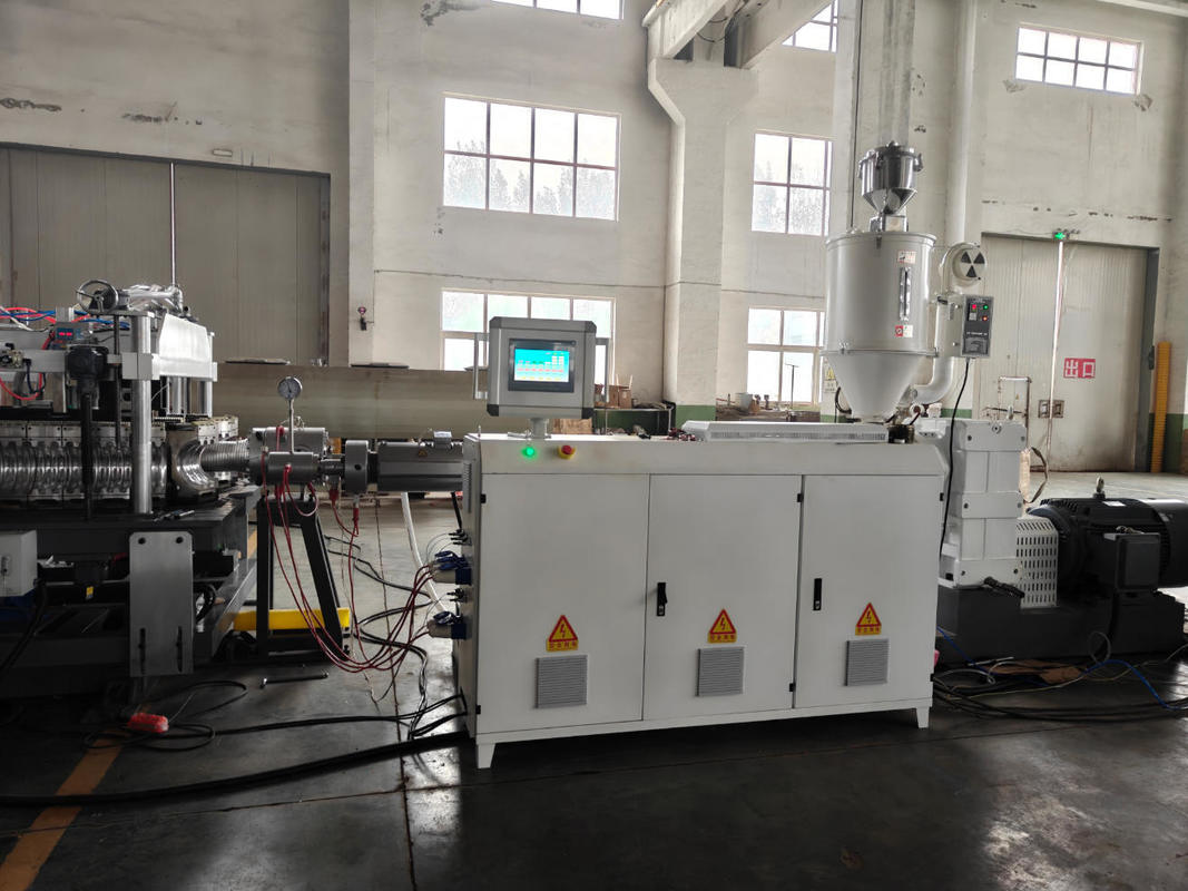 Deep Screw Channel Structure Single Wall Corrugated Pipe Extrusion Line for Versatile Applications and High-Quality Output