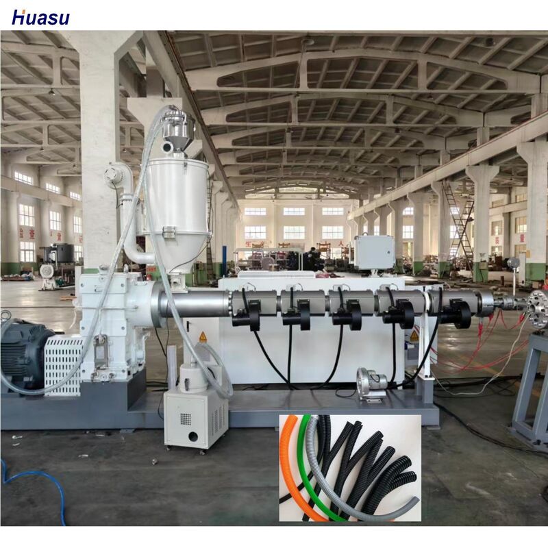 Siemens Principal Electrical Parts Línea de extrusión de tuberías onduladas de doble pared con 48 cantidades de moldes y funcionalidad de enfriamiento por agua