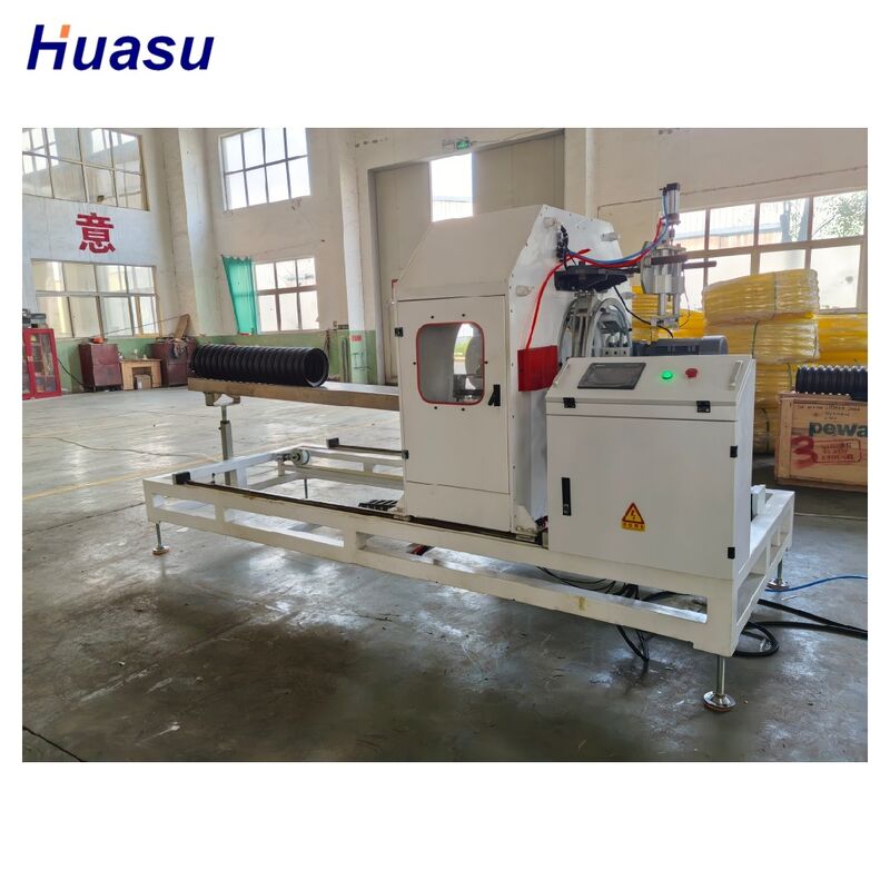 Línea de extrusión de tubería de HDPE computarizada automática de alta productividad con control PLC Siemens para la producción de tubería corrugada