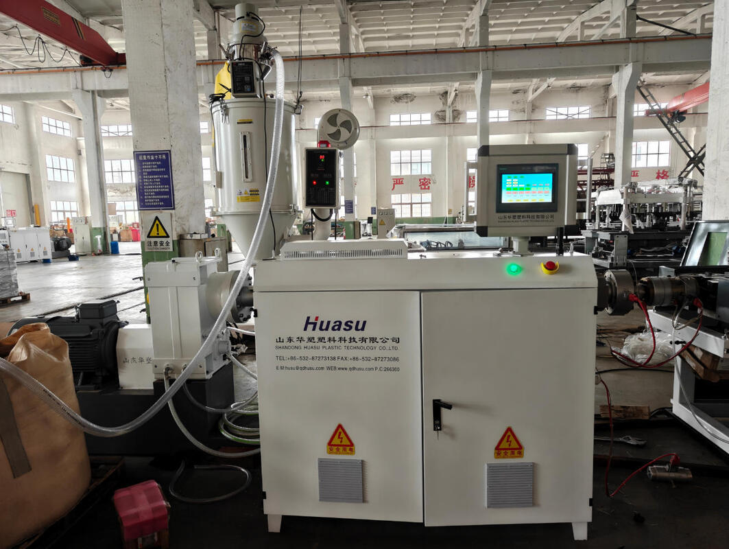 Línea de extrusión de tuberías onduladas de pared única totalmente automática con 40-80 kg/h de salida y 110 mm de tamaño máximo del tubo