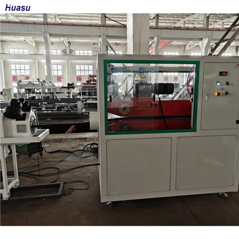 Línea de extrusión de tuberías onduladas de pared única de refrigeración por agua con capacidad de 400-1000 y corrugado automático