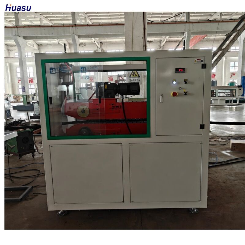 Línea de extrusión de tubería corrugada de pared simple para sistema de enfriamiento por agua para procesamiento de plástico PE con material de barril 38CrMoAlA