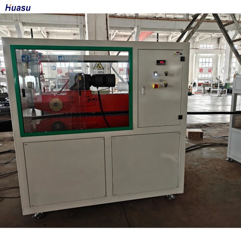 Línea de extrusión de tubería corrugada de doble pared para piezas eléctricas Siemens con producción absolutamente alta y diseño de un solo tornillo