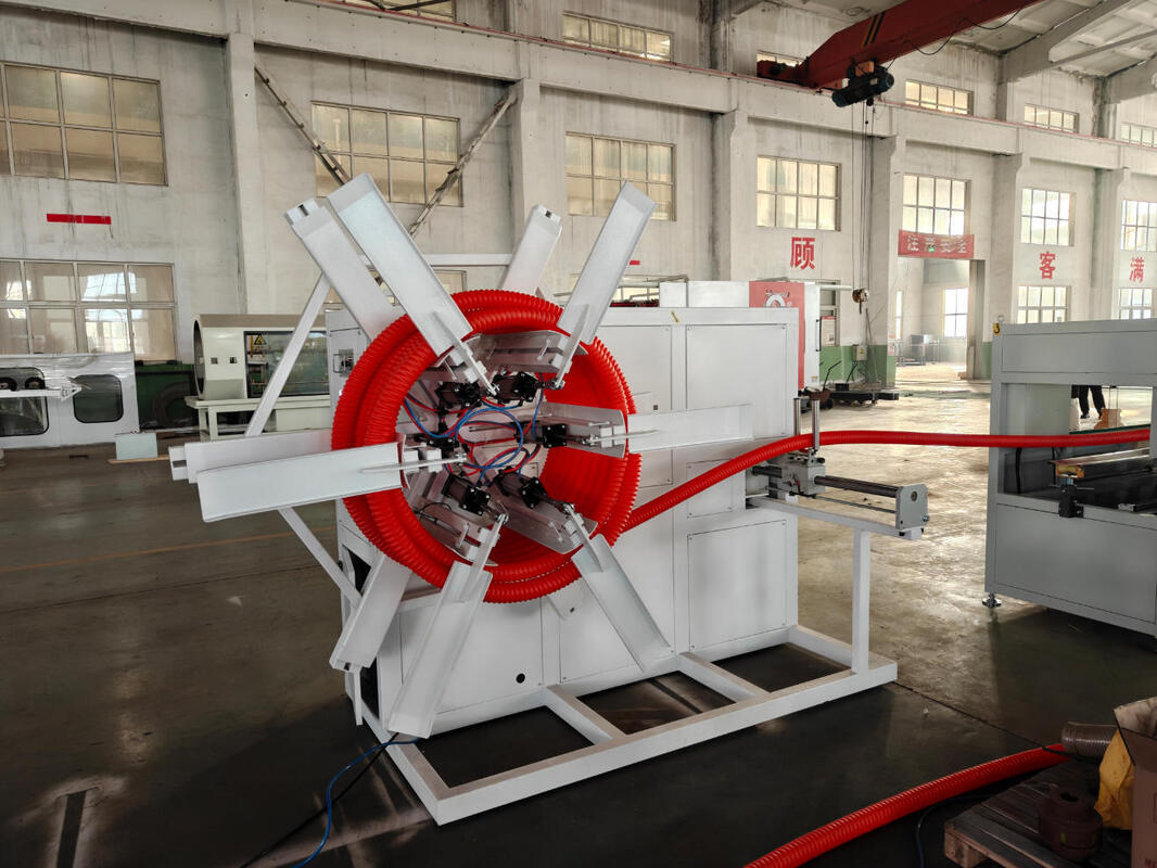 Línea de extrusión de tuberías onduladas de doble pared con piezas eléctricas principales de Siemens y molde de aleación de aluminio para la producción de tuberías DWC