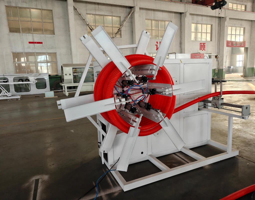 Máquina de extrusión de tuberías onduladas de doble pared con controlador de frecuencia Siemens HV740 de tornillo de barril y material de engranaje 20CrMnTi