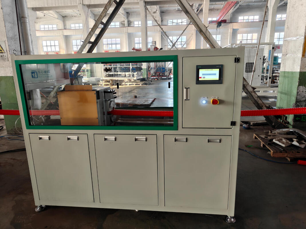Máquina de extrusión de tuberías onduladas de doble pared con controlador de frecuencia Siemens HV740 de tornillo de barril y material de engranaje 20CrMnTi