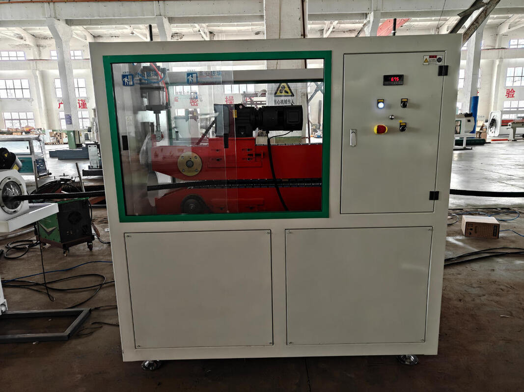 Línea de extrusión de tubería corrugada de doble pared con controlador de frecuencia Siemens y material de engranajes 20CrMnTi para alta durabilidad