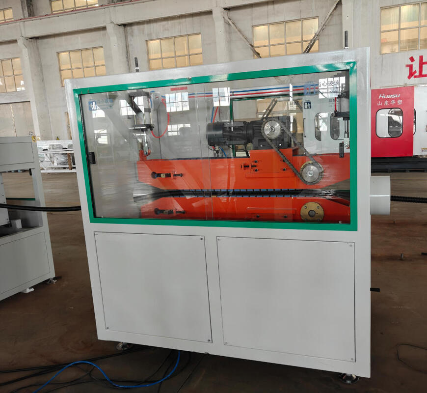 Línea de extrusión de tubería corrugada de doble pared con componentes eléctricos principales Siemens, material de engranajes 20CrMnTi y tornillo de barril HV>740