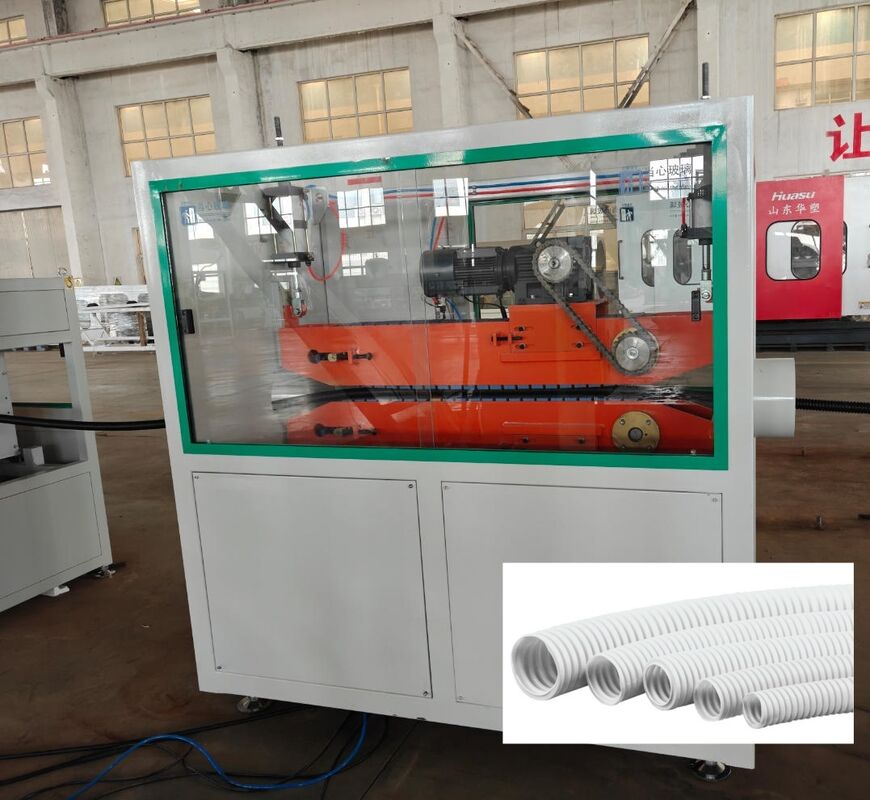 Máquina de extrusión Línea de producción de tuberías corrugadas con diseño de tornillo único para el control de la extrusión y la integridad estructural de la tubería