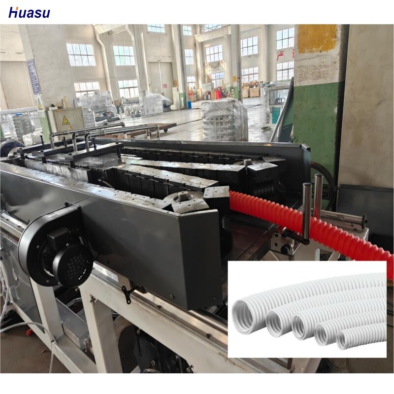 Máquina de extrusión Línea de producción de tuberías corrugadas con diseño de tornillo único para el control de la extrusión y la integridad estructural de la tubería