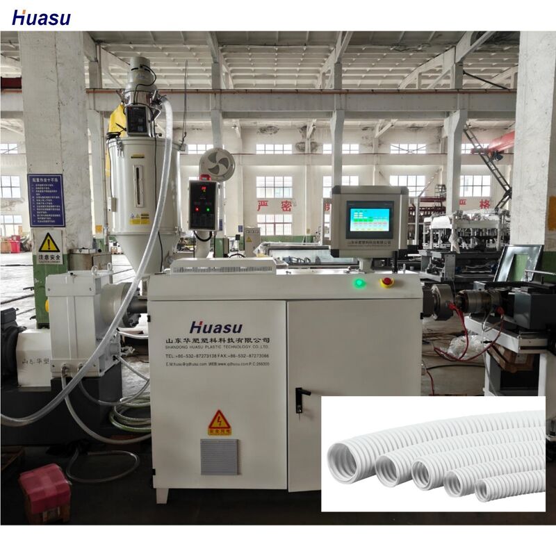 Máquina extrusora de tuberías corrugadas de doble pared de HDPE PP PVC optimizada para aplicaciones de extrusión de tuberías industriales