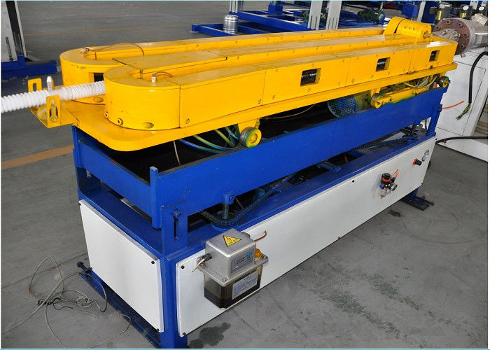 Línea acanalada de un sólo recinto automática de la protuberancia del tubo, tubo acanalado que hace el equipo