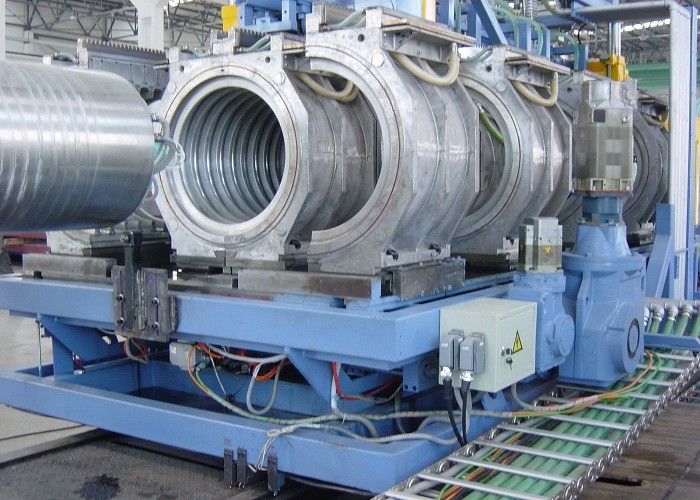 Sola cadena de producción del tubo del PVC del tornillo máquina de moldear del tubo del PVC de la pared del doble de SBG1000