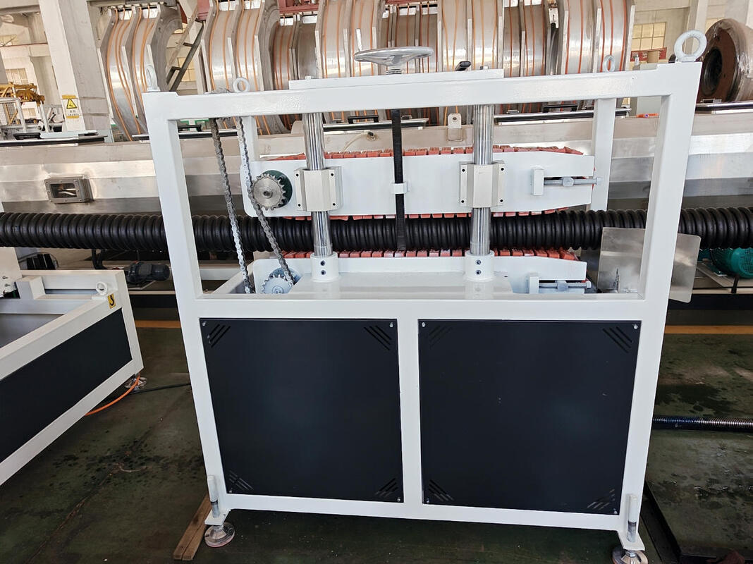 Línea de extrusión de tubería espiral de PP que incluye máquina enrolladora de 100 m y material de tubería de HDPE para soluciones de tubería industrial