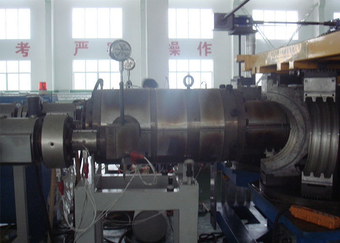 La pared del doble de los PP DWC del HDPE acanaló la maquinaria del tubo con el sistema de Siemens HMI