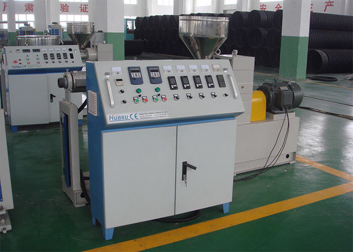 Línea acanalada de un sólo recinto tubo/manguera de la protuberancia del tubo de PVC/PE/PP del tubo del corrugación