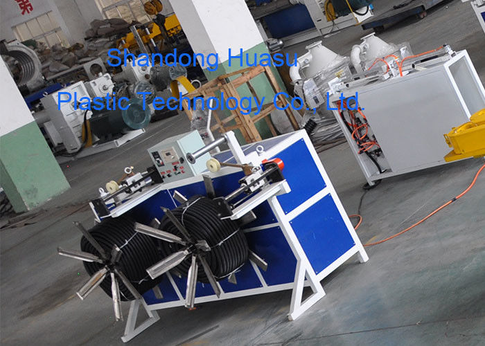 tubo acanalado plástico de 16-63m m que hace la máquina para hacer los tubos acanalados de un sólo recinto