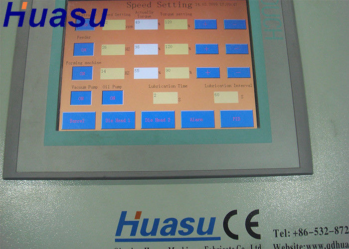 Cadena de producción acanalada de la protuberancia del tubo de la máquina del tubo de la sola pared doble de PE/PP/PVC