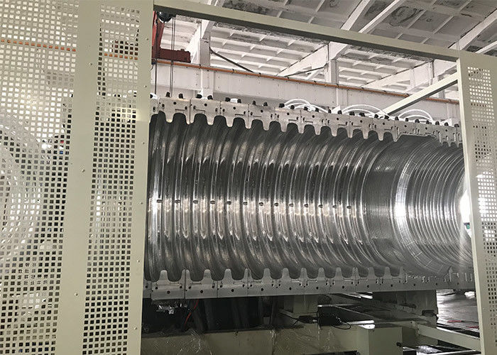 Perforador acanalado de la cortadora del extrusor del corrugador del tubo de la pared del doble de Sn4 Sn8