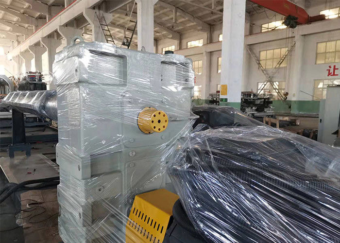 Línea acanalada de la protuberancia del tubo de la sola pared doble de PE/PP/PVC con en la línea Belling