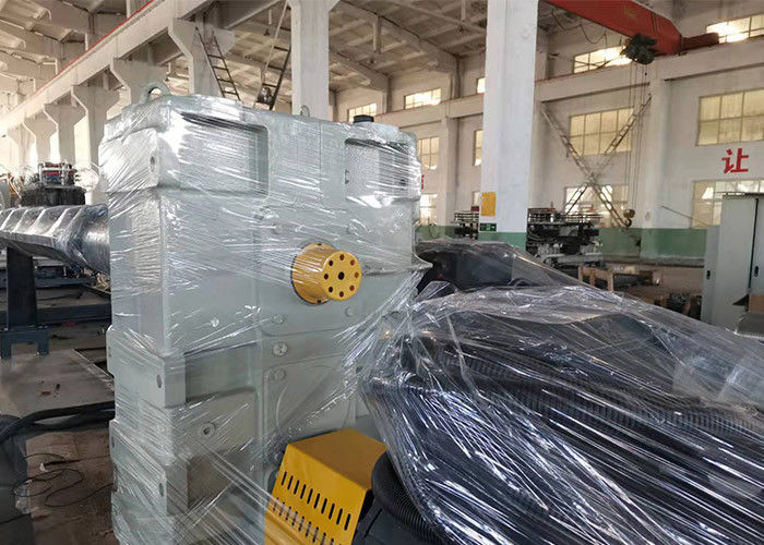 La línea de la protuberancia del tubo del PE DWC todas las líneas de montaje que hacían PE PP acanaló los tubos